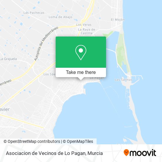 Asociacion de Vecinos de Lo Pagan map