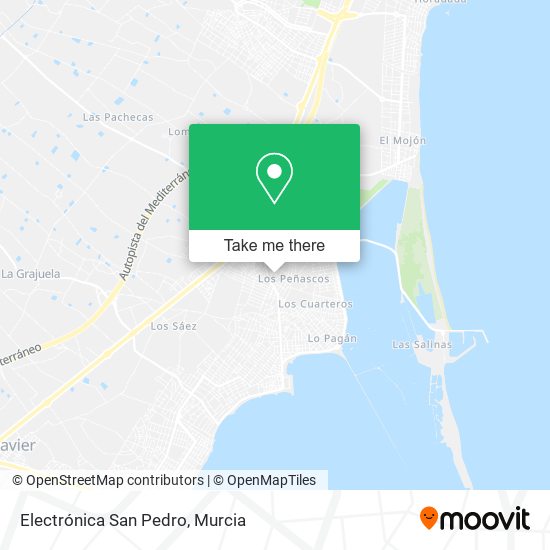 Electrónica San Pedro map