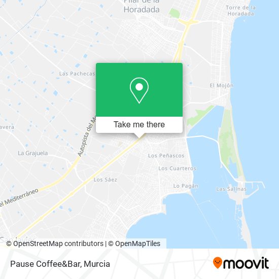 mapa Pause Coffee&Bar
