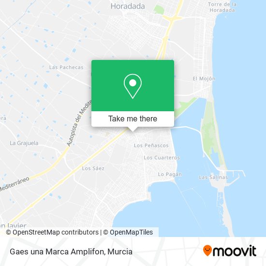 Gaes una Marca Amplifon map