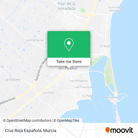 Cruz Roja Española map