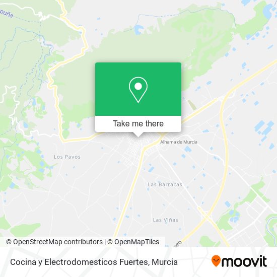 Cocina y Electrodomesticos Fuertes map