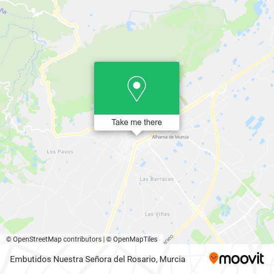 Embutidos Nuestra Señora del Rosario map