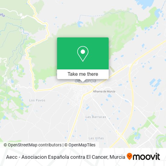 Aecc - Asociacion Española contra El Cancer map