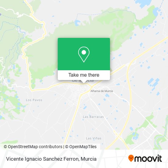Vicente Ignacio Sanchez Ferron map