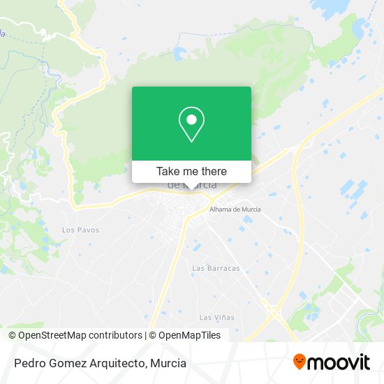 Pedro Gomez Arquitecto map