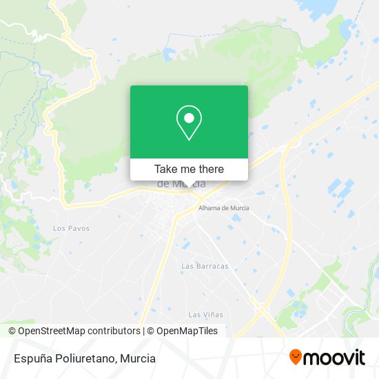 mapa Espuña Poliuretano