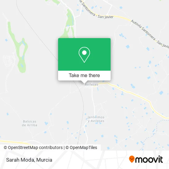 Sarah Moda map