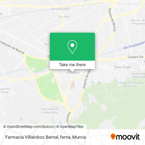 mapa Farmacia Villalobos Bernal, ferna