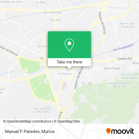 Manuel F. Paredes map
