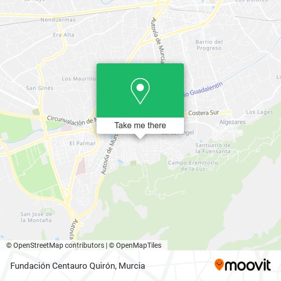 Fundación Centauro Quirón map