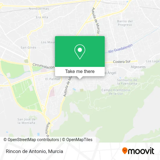 Rincon de Antonio map