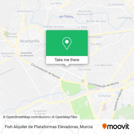 Fish Alquiler de Plataformas Elevadoras map