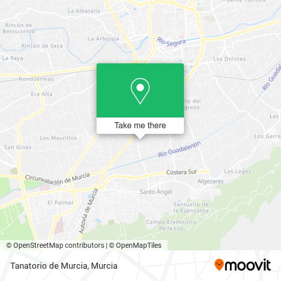 Tanatorio de Murcia map