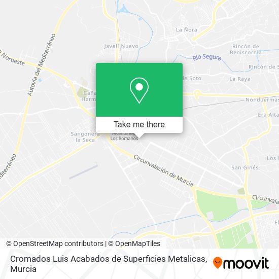 Cromados Luis Acabados de Superficies Metalicas map