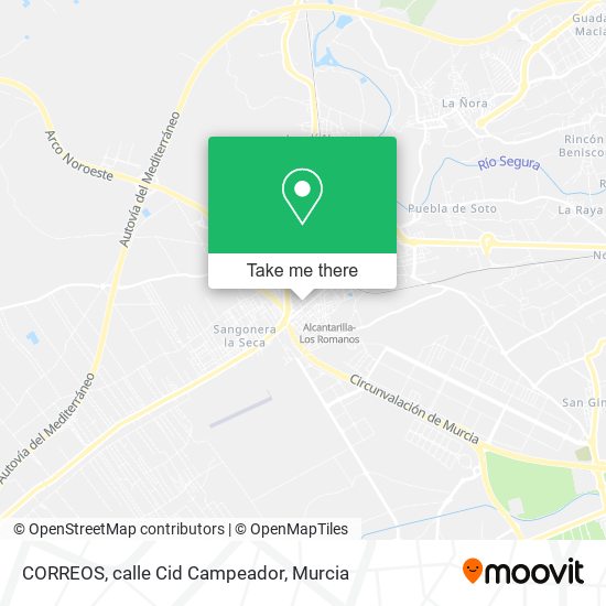 CORREOS, calle Cid Campeador map