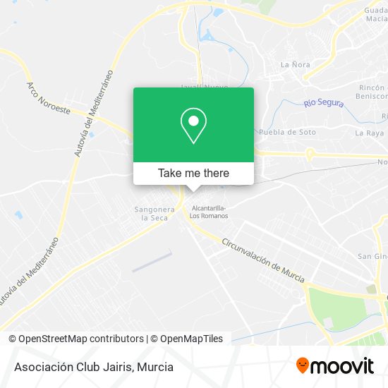 Asociación Club Jairis map