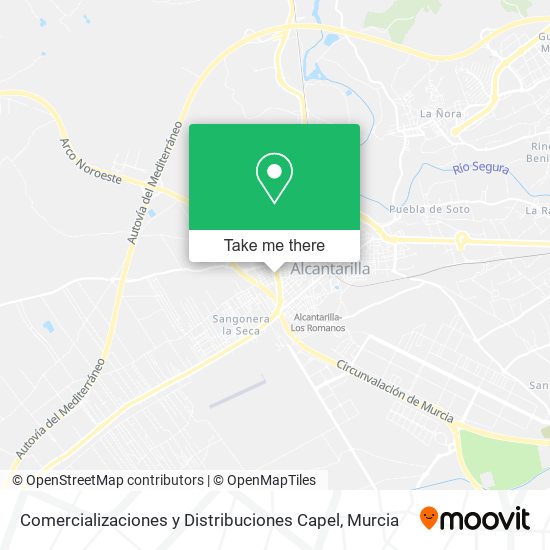 Comercializaciones y Distribuciones Capel map