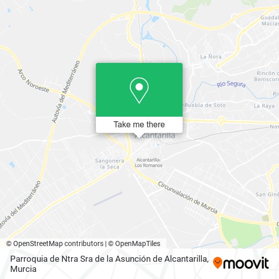 Parroquia de Ntra Sra de la Asunción de Alcantarilla map