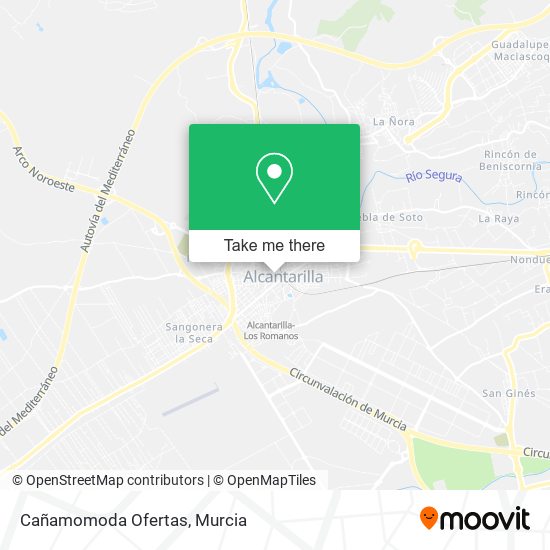 Cañamomoda Ofertas map