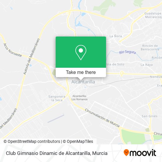 Club Gimnasio Dinamic de Alcantarilla map