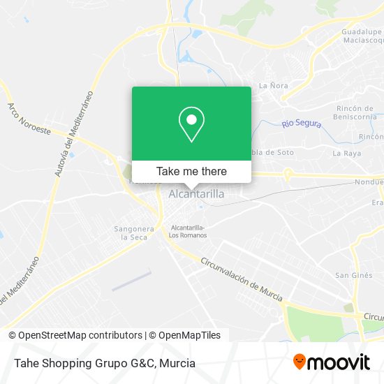 mapa Tahe Shopping Grupo G&C