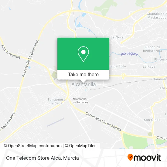 One Telecom Store Alca map