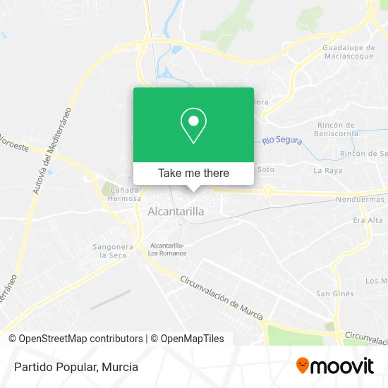 Partido Popular map