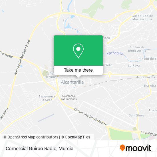 Comercial Guirao Radio map