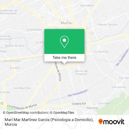 mapa Mari Mar Martinez Garcia (Psicologia a Domicilio)