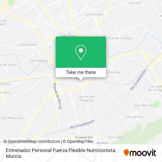 mapa Entrenador Personal Fuerza Flexible Nutricionista