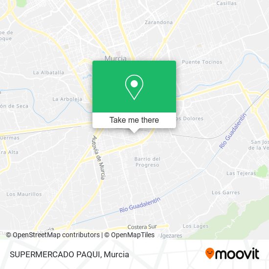 SUPERMERCADO PAQUI map