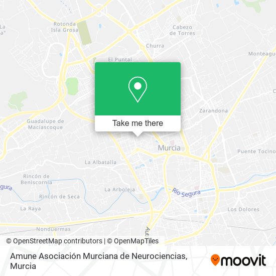 Amune Asociación Murciana de Neurociencias map