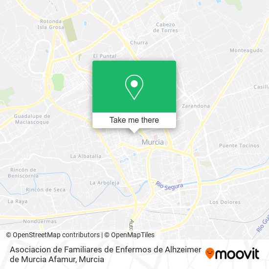 Asociacion de Familiares de Enfermos de Alhzeimer de Murcia Afamur map