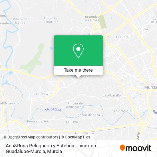 Ann&Ross Peluquería y Estética Unisex en Guadalupe-Murcia map