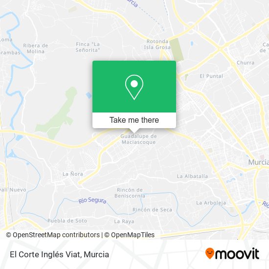 El Corte Inglés Viat map