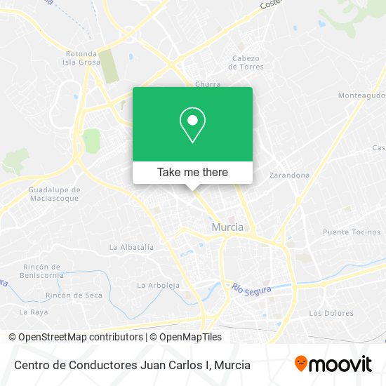 Centro de Conductores Juan Carlos I map