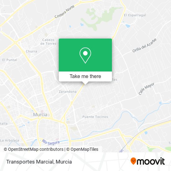 Transportes Marcial map