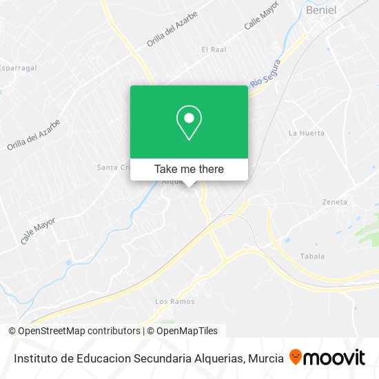 Instituto de Educacion Secundaria Alquerias map