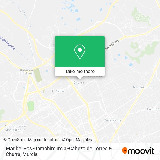 Maribel Ros - Inmobimurcia -Cabezo de Torres & Churra map