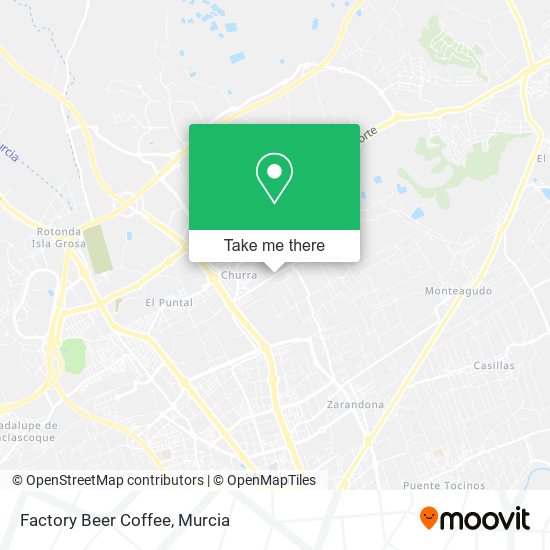 Factory Beer Coffee map