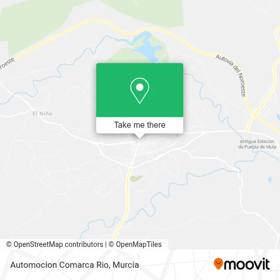 Automocion Comarca Rio map