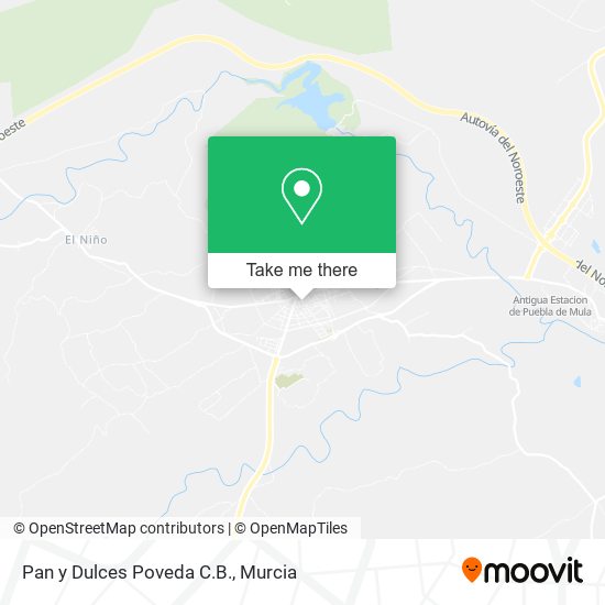 Pan y Dulces Poveda C.B. map