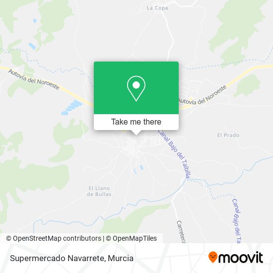 mapa Supermercado Navarrete