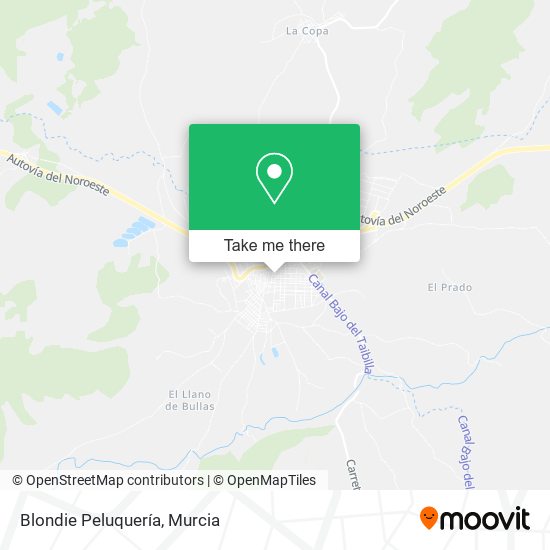 Blondie Peluquería map