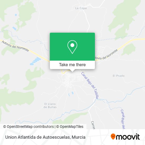 Union Atlantida de Autoescuelas map