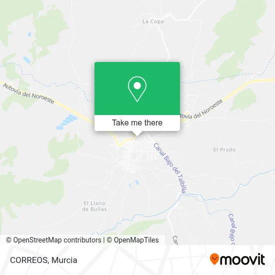 CORREOS map