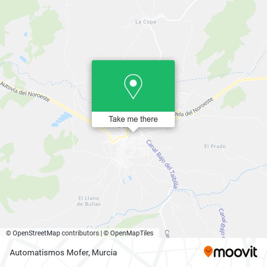 Automatismos Mofer map