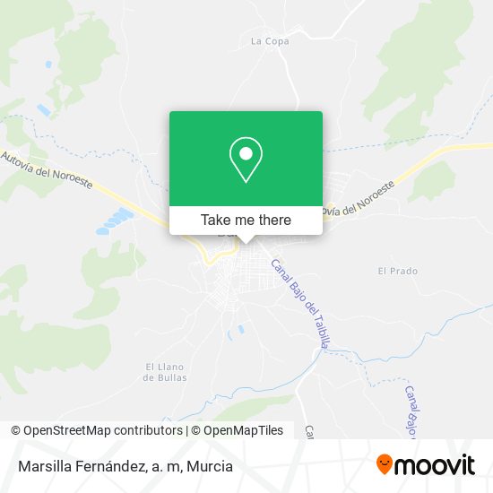 Marsilla Fernández, a. m map