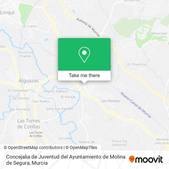 Concejalia de Juventud del Ayuntamiento de Molina de Segura map